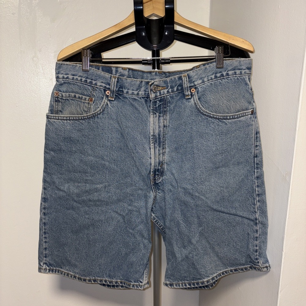 Levi's‎ 550 Relaxed Fit Denim Shorts Size 38 Blue Cotton Retro
